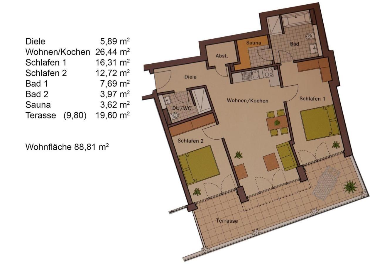 Ostseeresidenz Strandpromenade - Ferienwohnung "Ostseebrise" Sassnitz Bagian luar foto